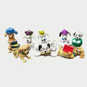 101 Dalmatians Dog Figurines Vintage Happy Meal Toys